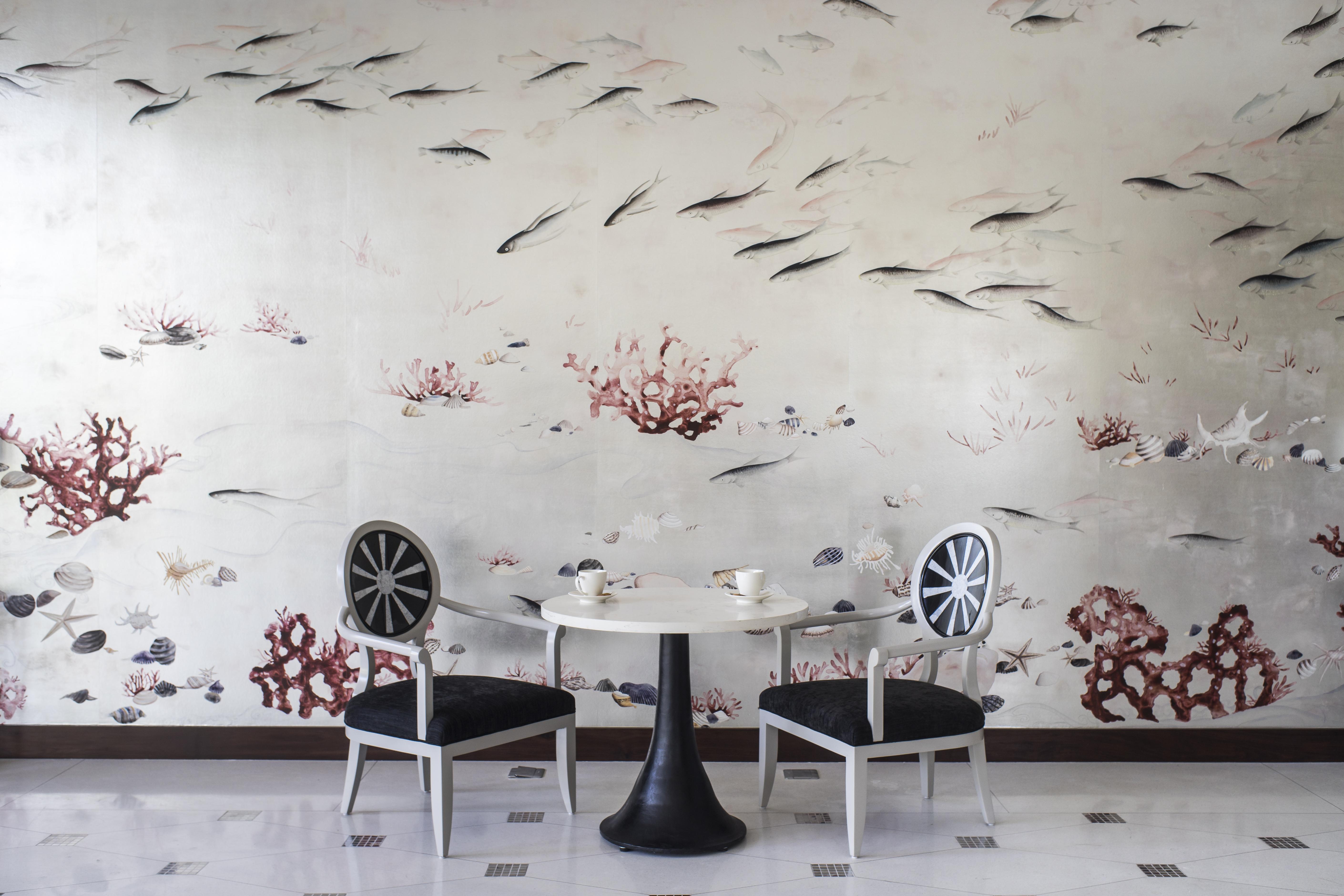 Salinda Resort Phu Quoc - Sparkling Wine Breakfast Εξωτερικό φωτογραφία A wall decorated with a wallpaper